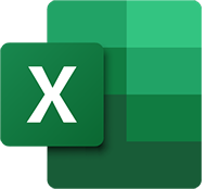 logo excel, un X dans un rectangle de couleur vert